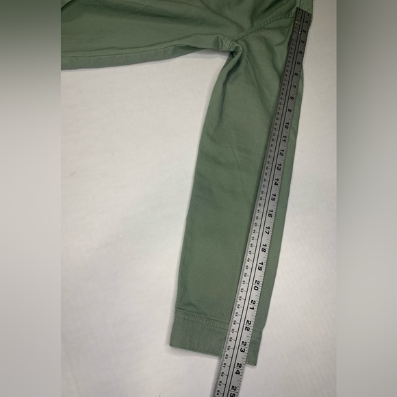 Roxy Jacket Small - Army Green- EUC - Buttons Zipper Pockets - Picture 15 of 16